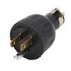 BTL Generator Plug Anti-Loose Plug Small Gasoline Generator Plug NEMA 5-15 Three-Pole 3 Pins AC125V 15A Electrical Plugs