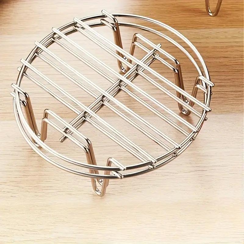 Stainless Steel Steaming Rack Steamed Vegetable Rack Rice Cooker High Foot Large Small Steamer Rack Household Water Pot Steaming Rack