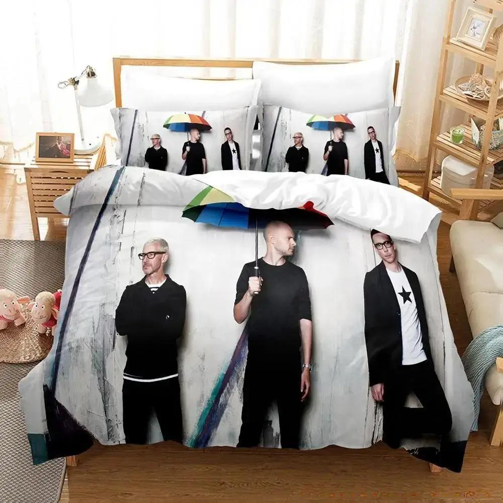 Impression 3D Groupe de Musique Above & Beyond Ensemble de Literie Garçons Filles Taille Twin Queen Housse de Couette Taie d'Oreiller Lit Enfants Adulte Textiles de Maison