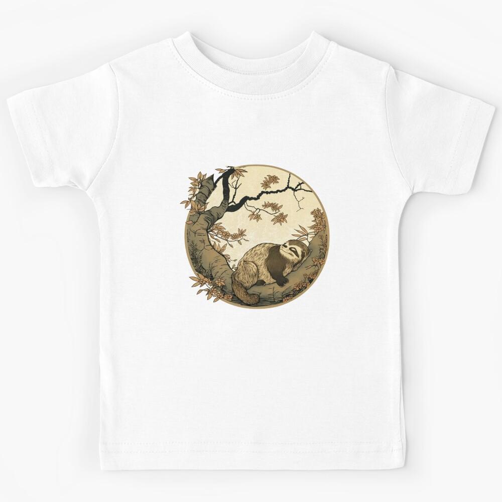 Sloth Gus in his Tree Kids T-Shirt 170