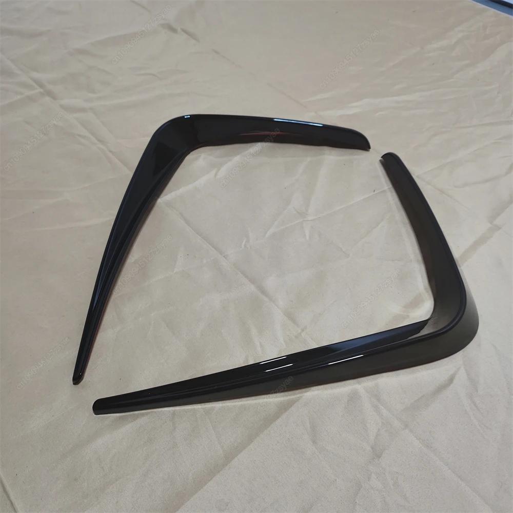 2Pcs Car Front Bumper Fog Lamp Cover Trim Grille Bodykits For BMW 3 Series G20 G21 320i 330i 318i M-Pack 2019-2022 Black Tuning