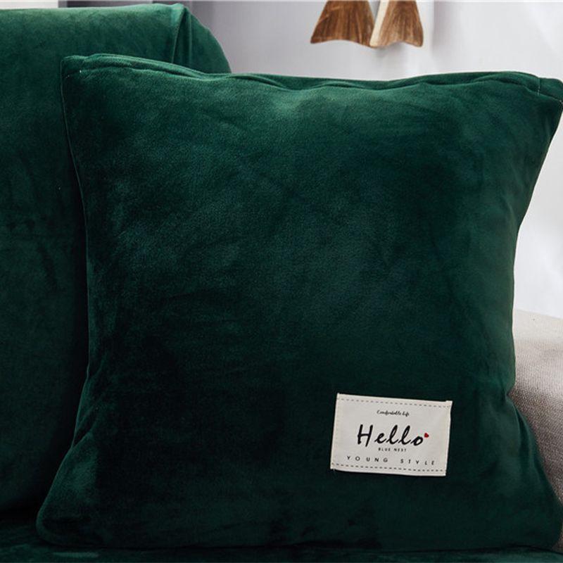 Stretch Velvet Sofa Cushion Cover Elegant Home Decor Velvet Seat Slipcover