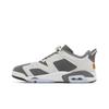 Paris Saint-Germain Air Jordan 6 Retro Low 'Iron Grey' (Unisex) Scarpe da Basket Vintage Bianco Osso / Arancio Magma / Grigio Ferro / Bianco