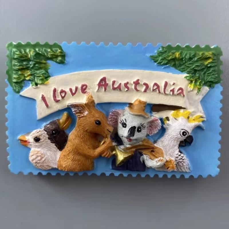 Australia Fridge Stickers Home Decor Photo Wall Mangetic Stickers Wedding Birthday Gifts Travelling Souvenirs Fridge Magnets
