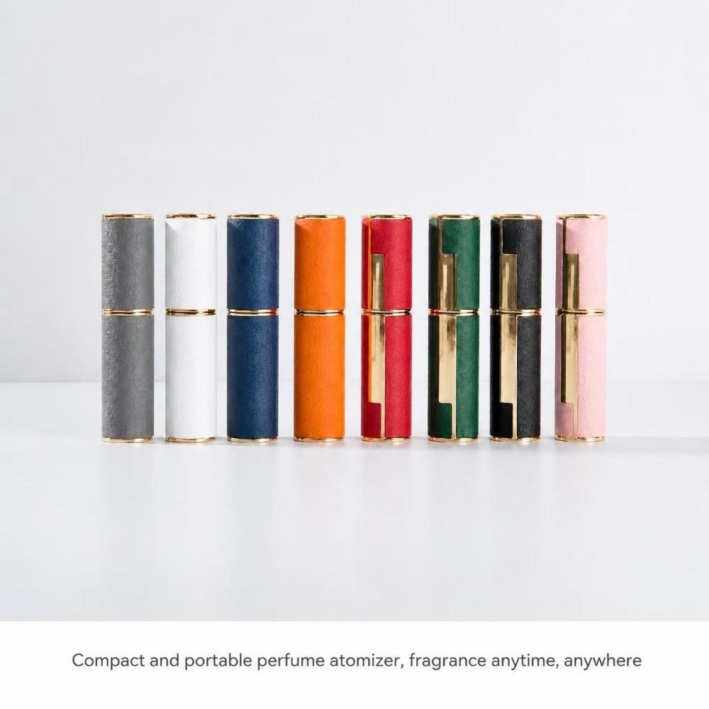 10ML Leather Perfume Spray Bottle Rotary Perfume Atomizer New Perfume Sprayer Travel