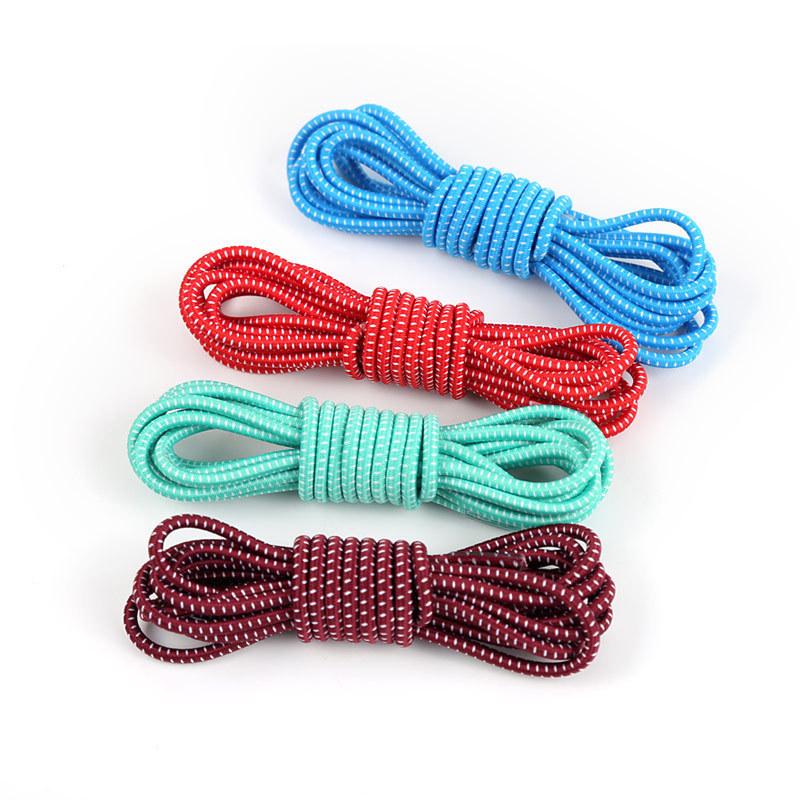 Elastic Stretch No-Tie Shoelaces: Colorful Round Laces for Adults & Kids