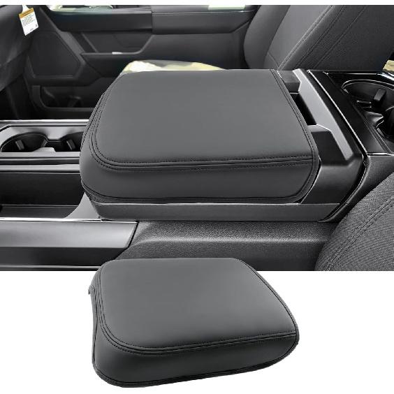 2022-2025 2026 Maverick Center Console Cover for Frod Maverick (XL/XLT/Lariat/Tremor/Lobo), Waterproof&Anti-Scratch Leather Armrest Cover 2023 2024