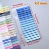 Gradient Pet Transparent Index Sticky Notes For Note Taking