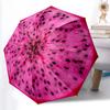 1 PC Automatic Folding Umbrella -fruitPattern,Portable & Foldable Design with 8 Ribs,Christmas Birthday Gifts
