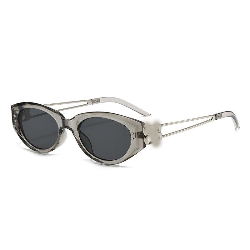 Cat Eye Texture Sunglasses Women'S Anti-Ultraviolet Light Luxury Small Frame Sunglasses High-End Fashion Glasses Tide