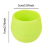 6PCS/Set Round Plastic Plant Pots Multicolor Mini Succulent Pot Flower Planters Desktop Ornament Suitable for Indoor Outdoor ZYF