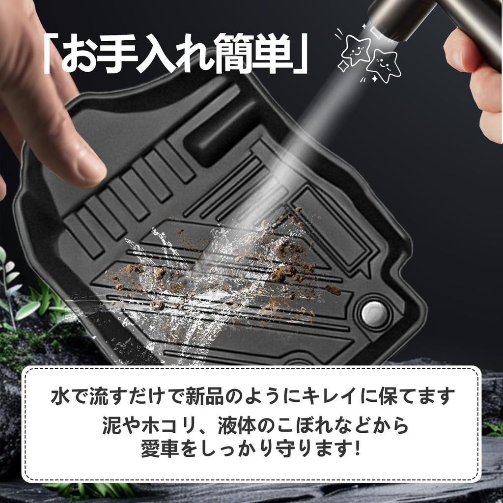 ElitingCar Floor Mats for Suzuki Jimny JB64 and JB74 July 2018 3D Construction for Manual Transmission and Made with Antibacterial TPE Easy Interior