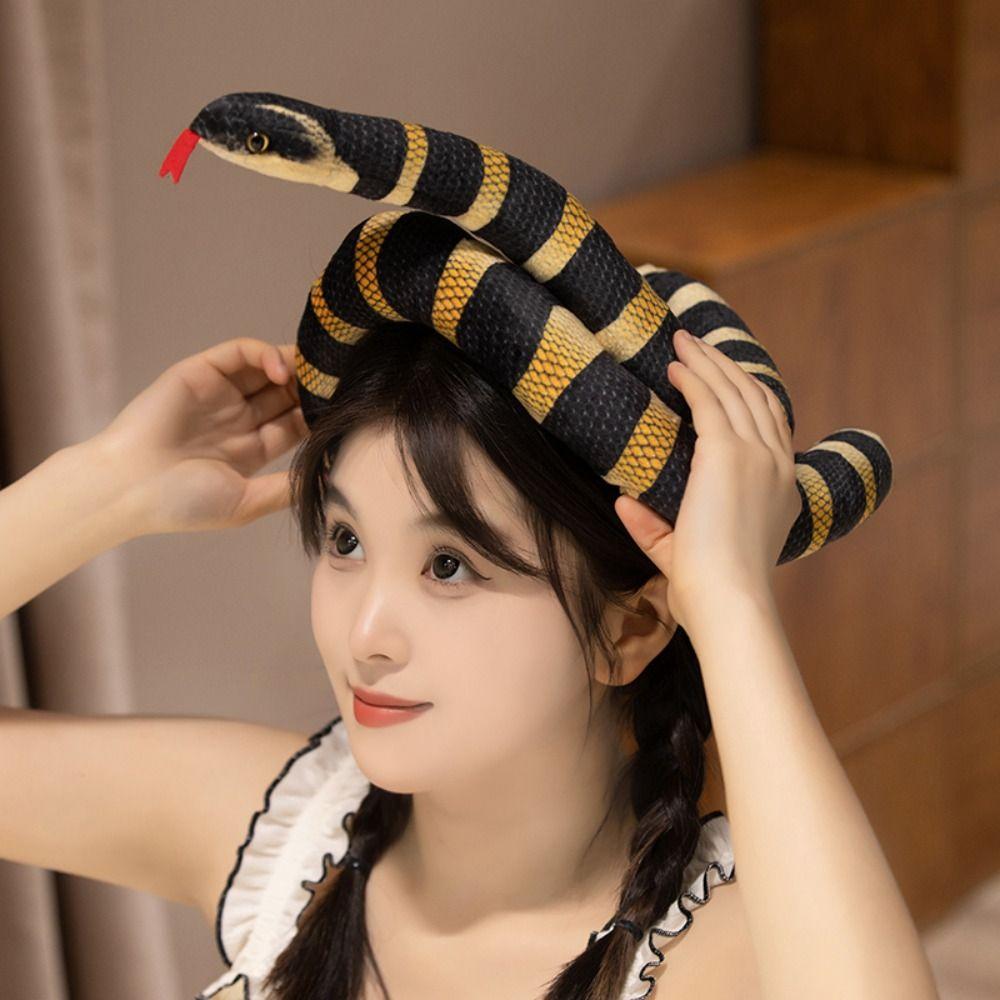 Realistic Simulation Snakes Plushie Stuffed Animal Snake Stuffed Toy  Home Decoration