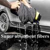 160x60cm Thick Plush Towel Microfiber Cloth Car Windows Mirror Wash Wiping Cleaning Rag Super Absorbent Pets Soft Drying Cloth