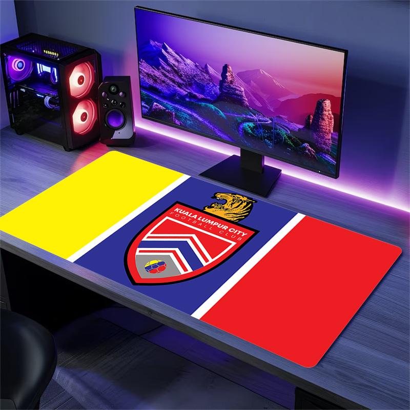 Kuala Lumpur City FC Print Cushion Non-slip Laptop Tablet Big Mousepad XXL Mat Mini PC Playmat With Lock edge