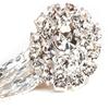 Women Shiny Rhinestone Long Tassel Dangle Stud Earrings Fashion Bride Jewelry