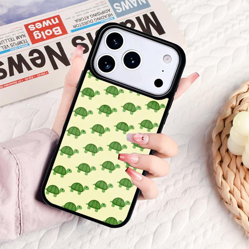 Cute Turtles Painted Phone Case For IPhone 17 16e 15 14 13 12 11 Pro Max Air Mini Soft Protective Cover