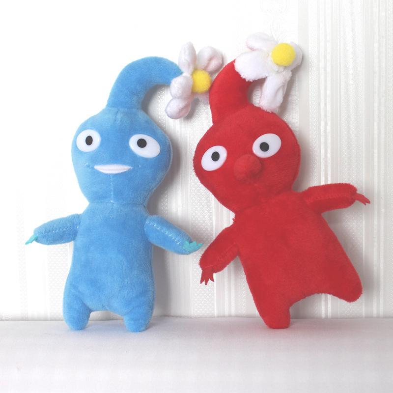 5pcs/set Pikmin Stuffed Plush Toys Flower Bud Leaf Plush Doll Cartoon Plush For Gift