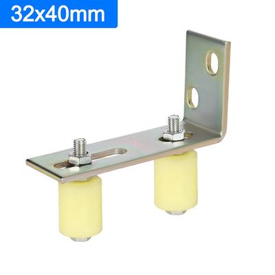 New Nylon Slide Gate Guide Roller Set Plastic Thickened Gate Assembly Support Double Bearing Bearing Guiding Wheels Sliding Gate