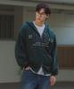 Bakken 1583 Bk Two-Way Zip-Up Hoodie Bk7978_Green