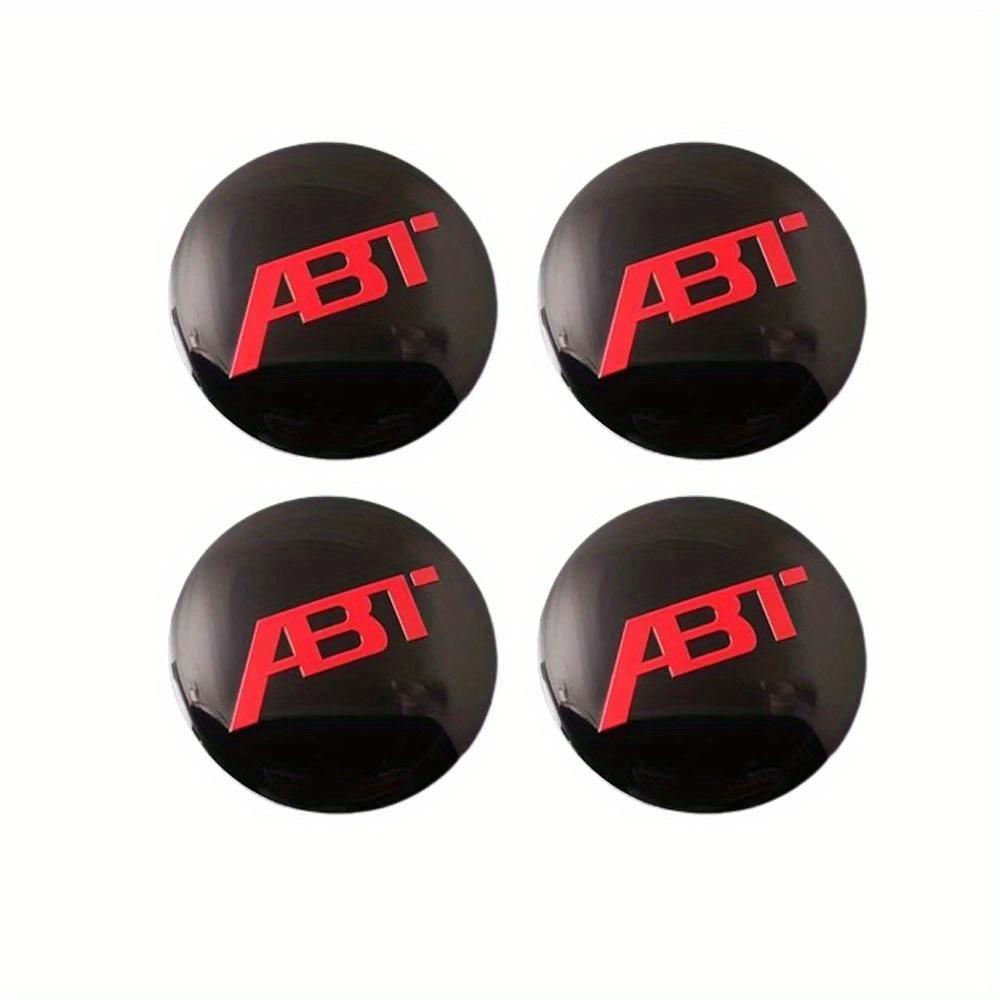 4pcs Compatible for Golf Passat Jetta Touareg Tiguan Caddy Vento Bora Mk6 Wheel Center Hub Caps Emblems with Adhesive Tape ABT-Pattern Compatible