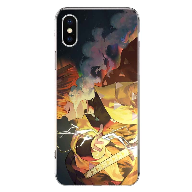 

Чохол для телефону Demon Slayer Agatsuma Zenitsu для Apple iPhone 11 12 13 Pro XR X XS Max 7 8 6 6S Plus + Mini 5S SE Print Shell iPhone 8