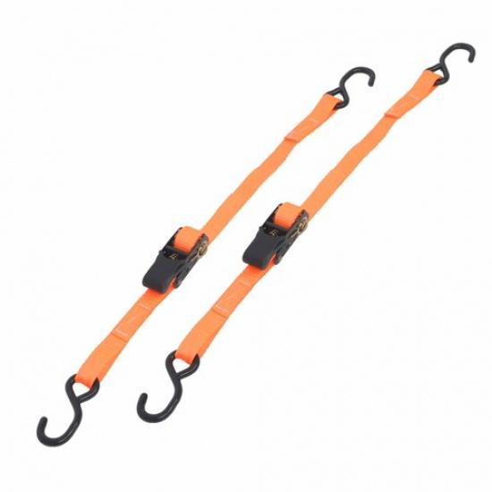 1 Inch x 4 FT Boat Transom Tie Down Straps 2400LBS Ratchet Straps - 2 Pack