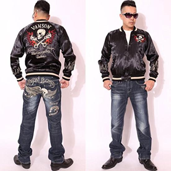 Skull Embroidery Reversible Sukajan M [Banson] NVJK-701