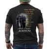 The Devil Saw Me With My Head Down Until I Said Amen Retro ON BACK Tee T-Shirt