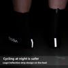 Cycling shoes equipment lock shoes Lycra shoe cover, reflective strip antisplashing and dustproof cycling shoe cover spring thin