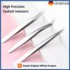 Stainless Steel Eyelash Tweezers High-density Flowering Planting Grafting Eyelash Tools Golden Feather Dolphin Peacock Clips