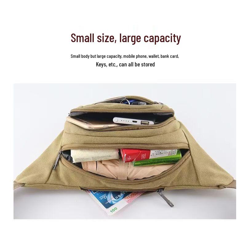 Durable Canvas Outdoor Waist Pack