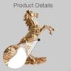 Leaping Horse Statue Tabletop Ornament Resin Figurine Collectible Sculpture for Desktop Hallway