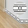 3D-Tapetenbordüren, PVC, selbstklebende, wasserdichte Wandaufkleber, für Wohnzimmer, Badezimmer, Trittlinie, Taille, 3D-Heimdekor-Bordüre