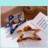 Stunning 8.8cm Large Acetate Star Shaped Hair Clip For Stylish Updos And Ponytails