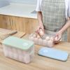 Double-Layer Stackable Egg Storage Box with Dustproof Lid for Kitchen