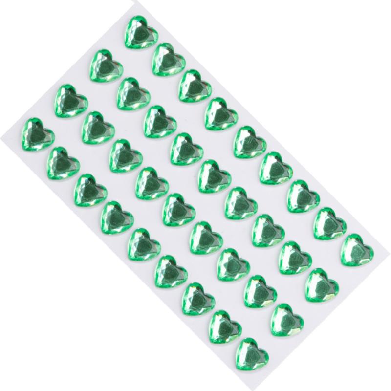 12MM36 Acrylic Love Drill Stick Korean Girl Heart the Same Model Mobile Phone Case Ledger Sticker