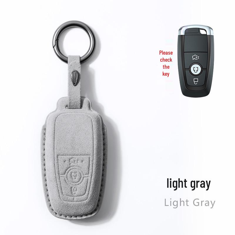 2022 Ford Territory Schlüsselhülle: Wildleder-Fernbedienungsschale mit Schnalle