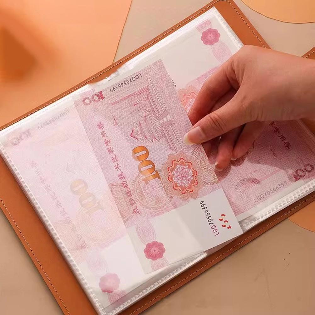 Stylish Cash Savings Book Small Account Book for Easy Cash Storage