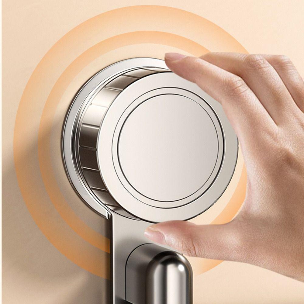 Rotating Suction Cup Towel Rack Multi-bar Wall-mounted Bathroom Towel Rod Large Load Bearing Reusable Hanging Towel Holder
