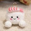 Smiling Series Keychain Plush Vegetable Toy, Cute Fruit Bag Charm Plush Toy Keyring, Soft and Cuddly Little Gift