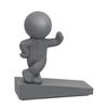 Cartoon Man Door Stopper Wedge Wall Protector Anti-slip Windproof No Drilling Anti-collision Carpet Tile Concrete Wooden Floor Doorstop