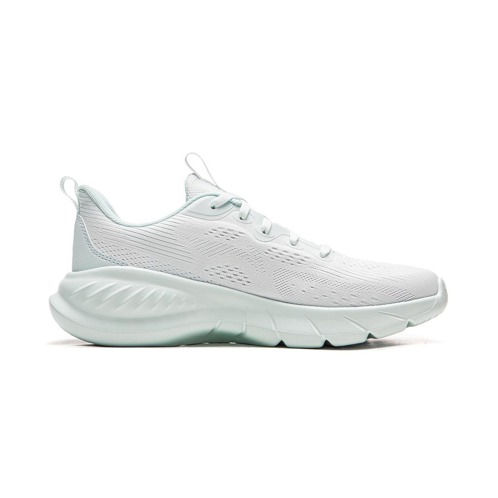 Lining Light Breeze V2 Soft Rebound Casual Running Shoes Women Sneakers White Blue ARSW116-1