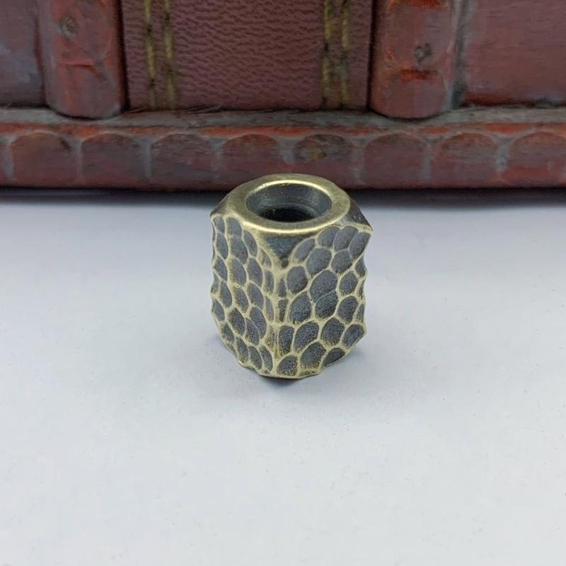 Barrel Paracord Bead Bracelet Keychains Handcraft Pendant DIY Outdoor Accessory