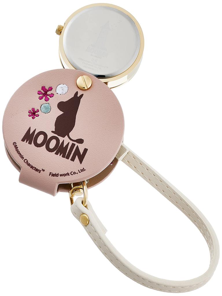 Fieldwork Moomin Pocket Watch with Bag Little My Design and Magnifying Charm, Glass, MOM008-5, Women's