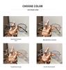 Damen Koreanische Art Lichtempfindliche Myopiebrille: Großer Rahmen, Ultraleicht, Blaulichtfilter, Make-up-freies, Gesichtsschlankmachendes Design
