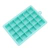 Silicone Ice Cube Tray with Lid, 24 Square Holes for Baby Food, Fruit Puree, Cheese, or Jelly Mold.