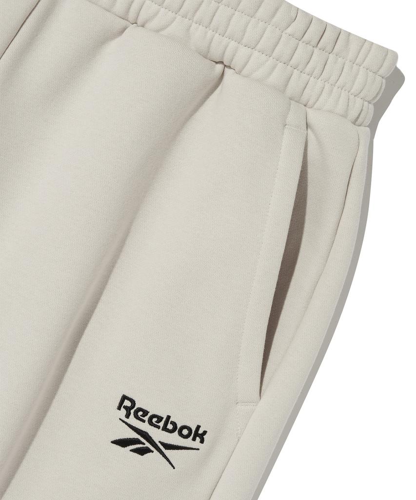 Reebok 2-Way Fleece-Lined Sweatpants - Beige