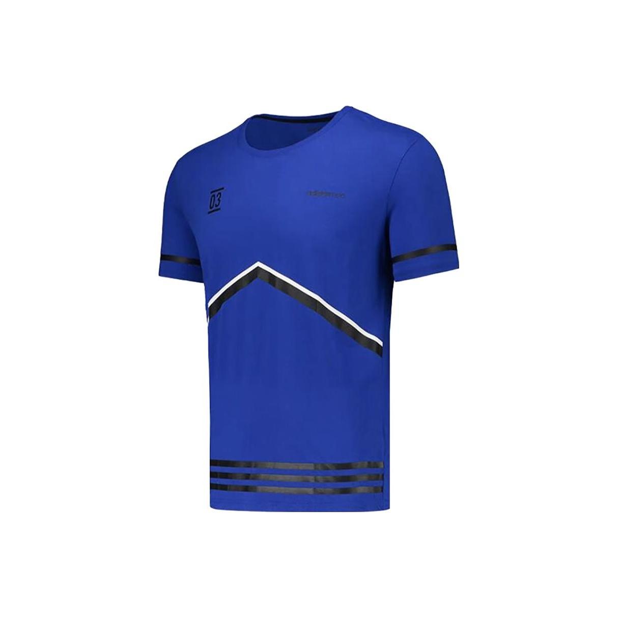 Adidas Neo T Shirts Men s Blue Crew Neck Moderate BR3675 M
