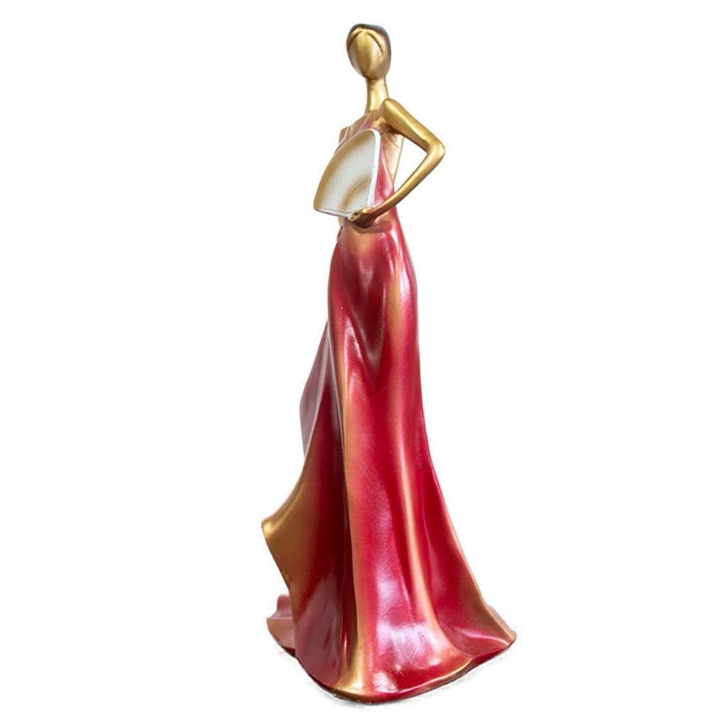 Decorative Wine Rack Resin Buty Lady Wine Bottle Holder Stand for Kitchen Bar Countertop